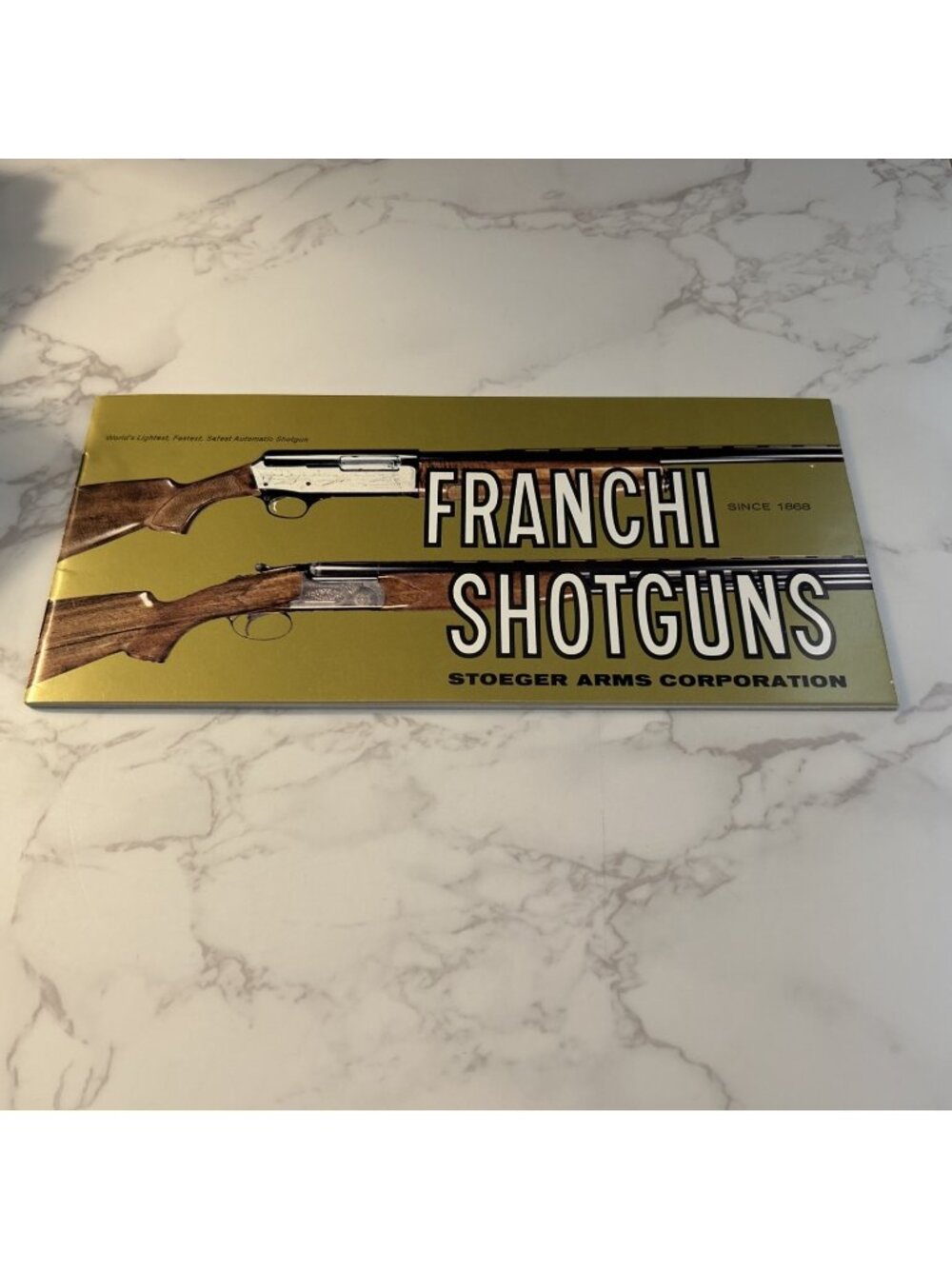 1968 FRANCHI SHOTGUN 100TH ANNIVERSARY CATALOG, CENTENNIAL RIFLES, STOEGER ARMS